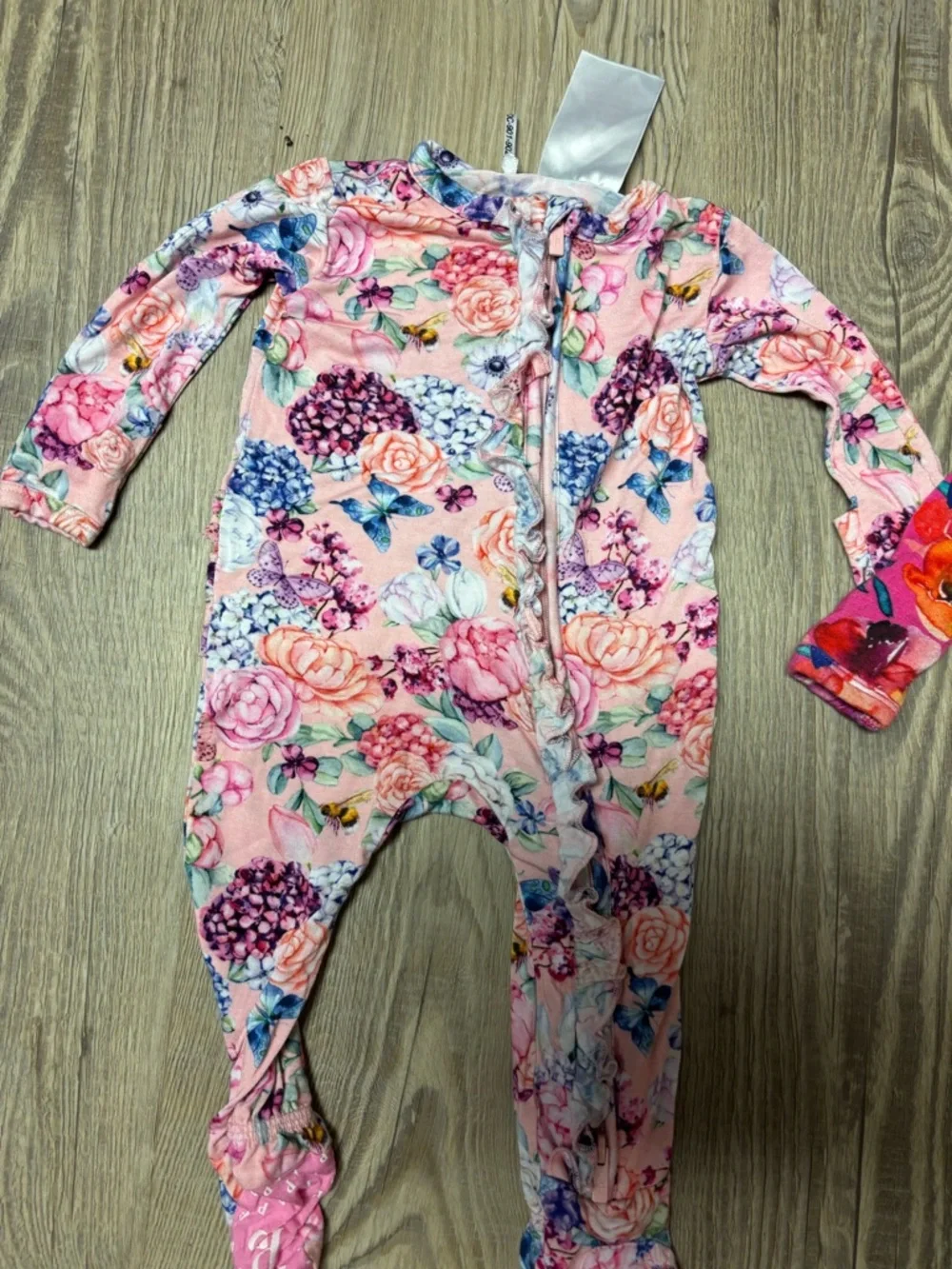 Posh Peanut Floral Footie Pajamas 2-Pack Baby Girl 0-3 Months
